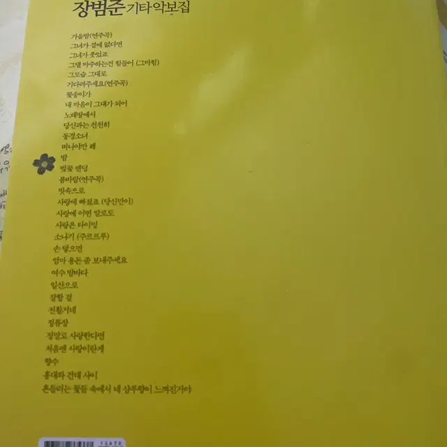 장범준 기타 악보집