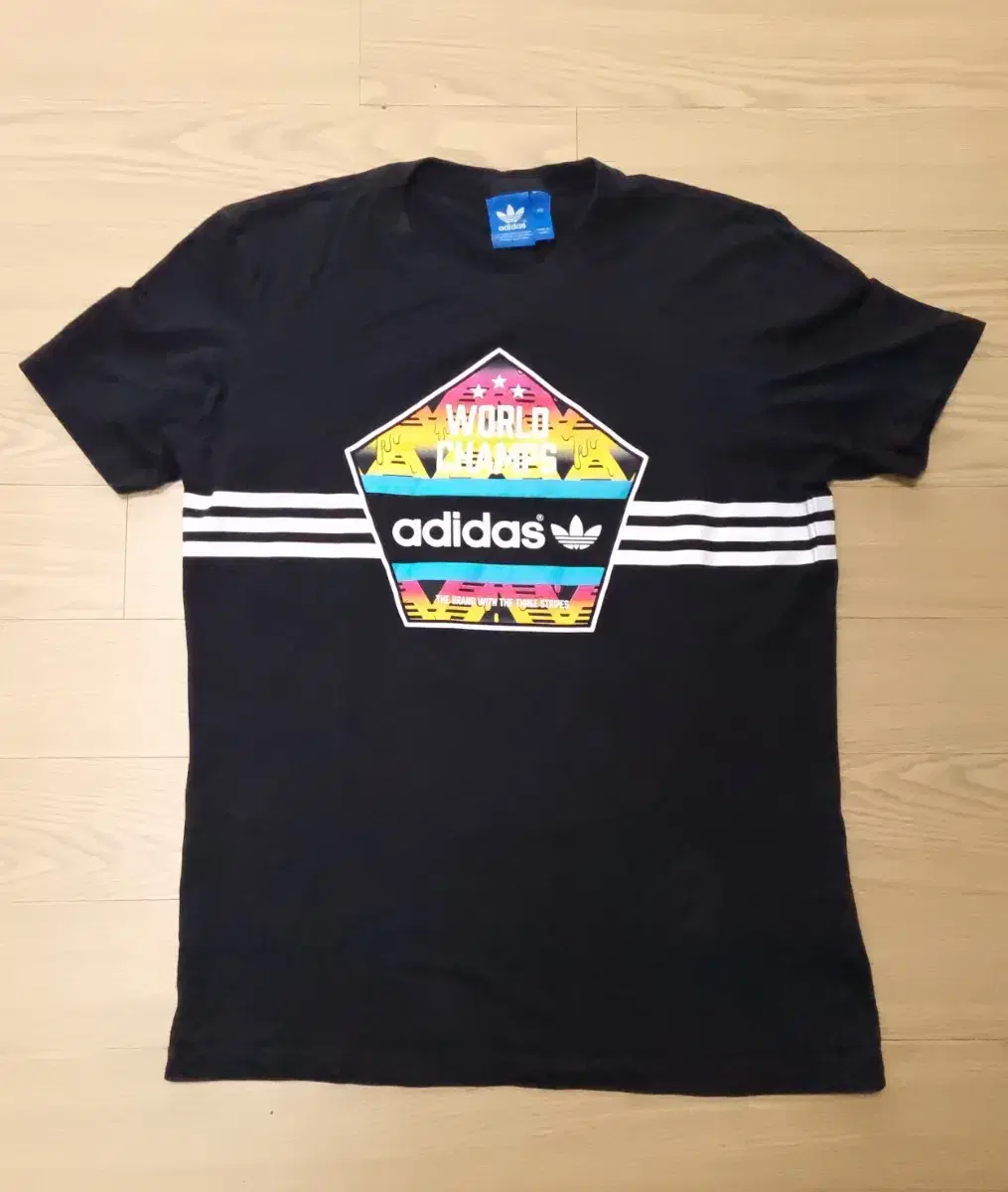 adidas adidas Original World Champs Short Sleeve T-Shirt,Running T-Shirt 90-95