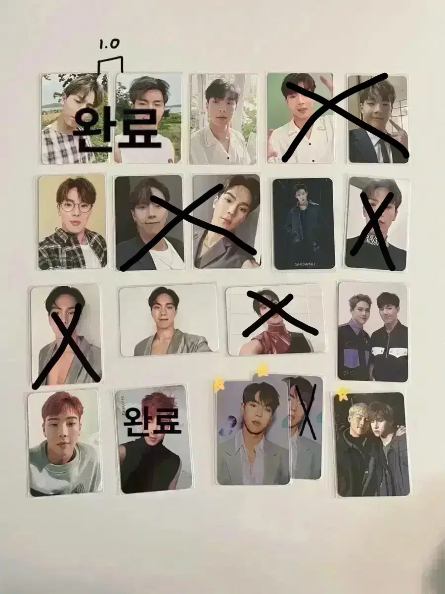 Shownu photocard Proofs wts monstax monsta x 