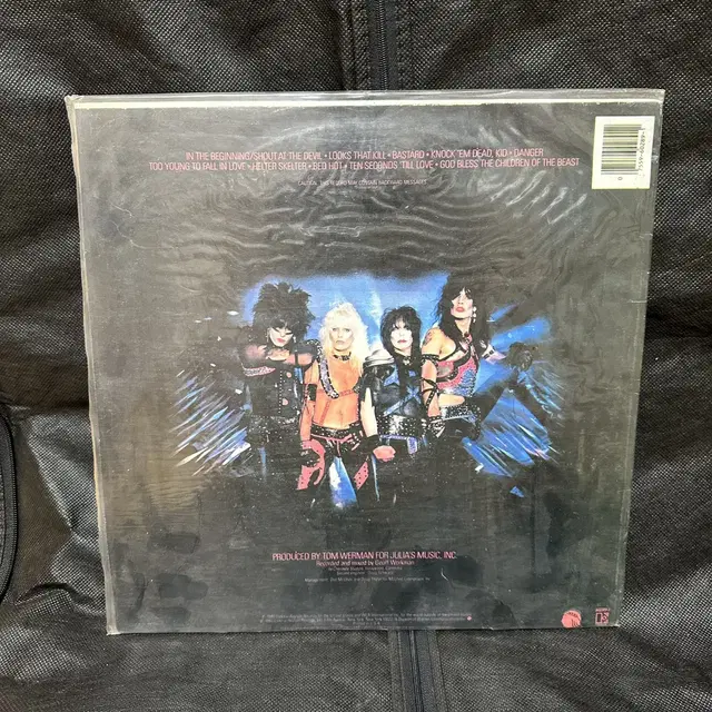 Motley Crue 머틀리크루 lp4장 가격