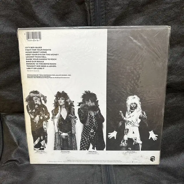 Motley Crue 머틀리크루 lp4장 가격