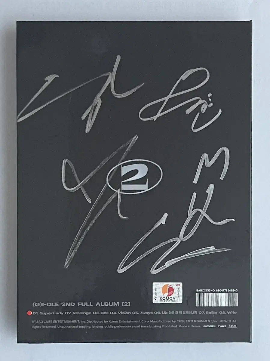 GIDLE's 2nd full-length album signed for sale at wts 