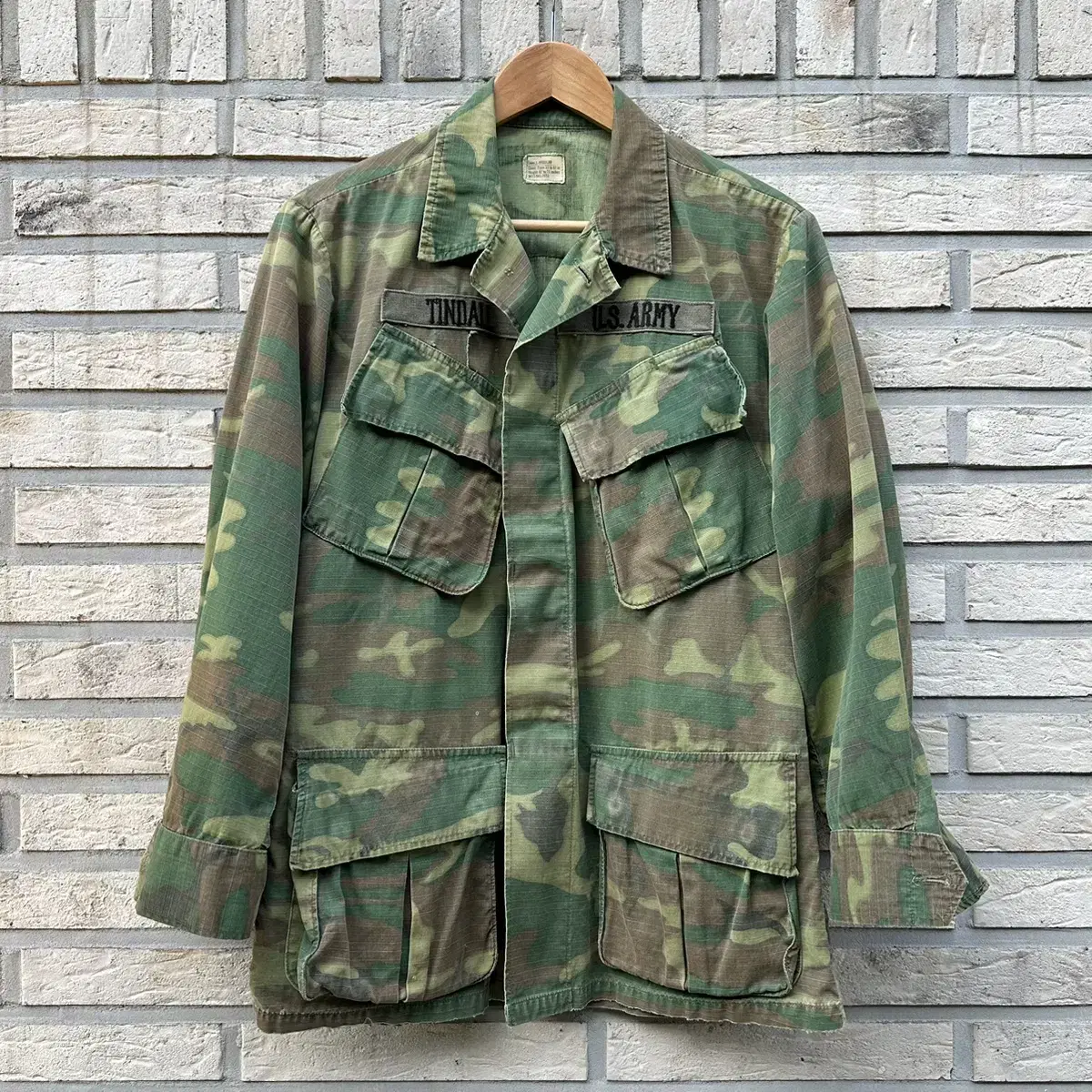 60s US Army ERDL Jungle Fatigue Jacket