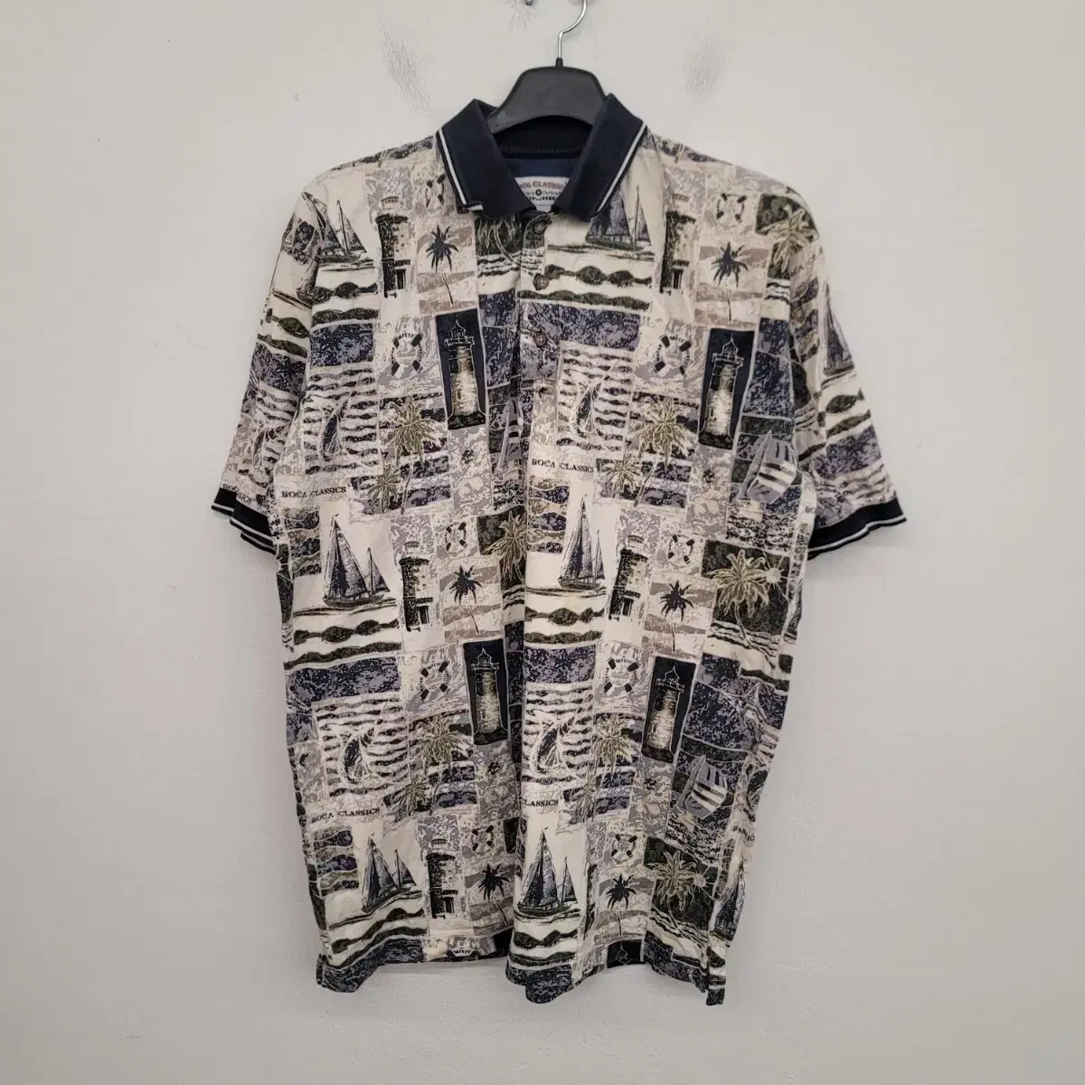 [105/XL] BOCA CLASSICS patterned short sleeve karati for sale.