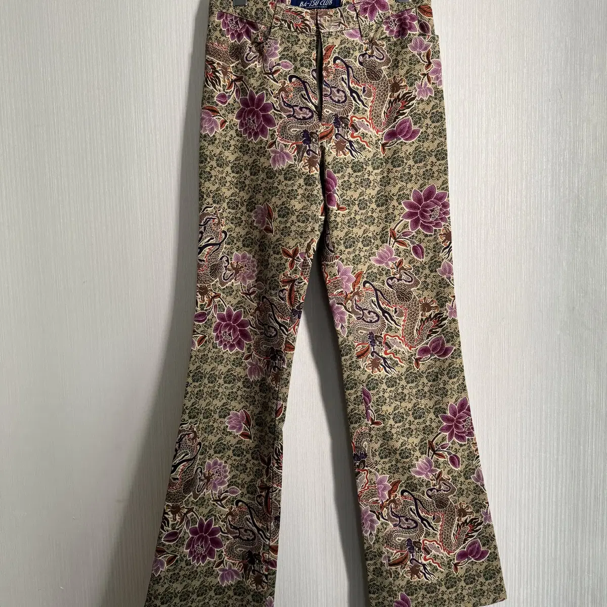 Batsu oriental printing pants