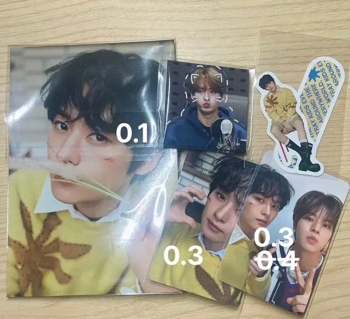 Lee know photocard skz 4th photocard official goods unofficial goods Bulk