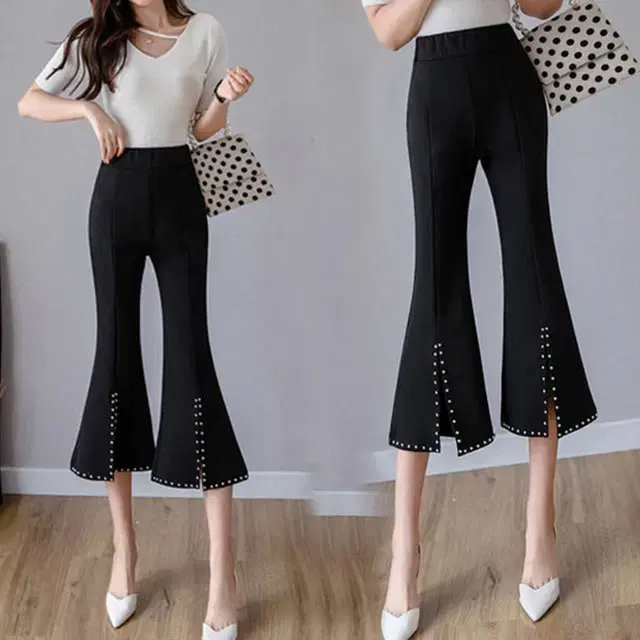 Shop 2876 Trumpet-cut 7-pants black 55-1