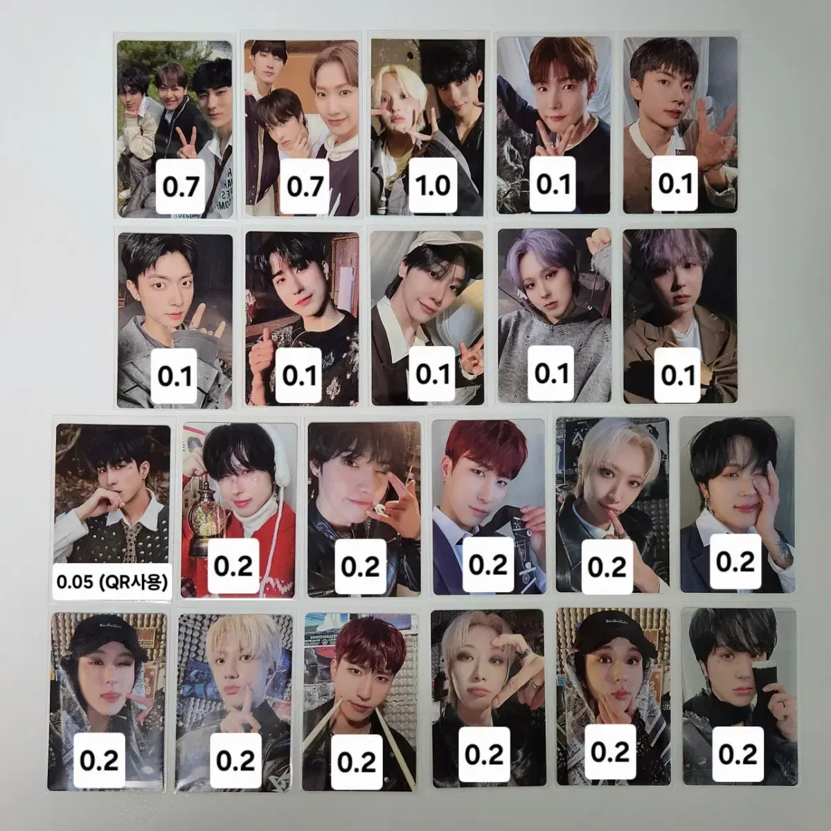 Onewe yonghoon kanghyun Harin dongmyeong Giwook Photocard