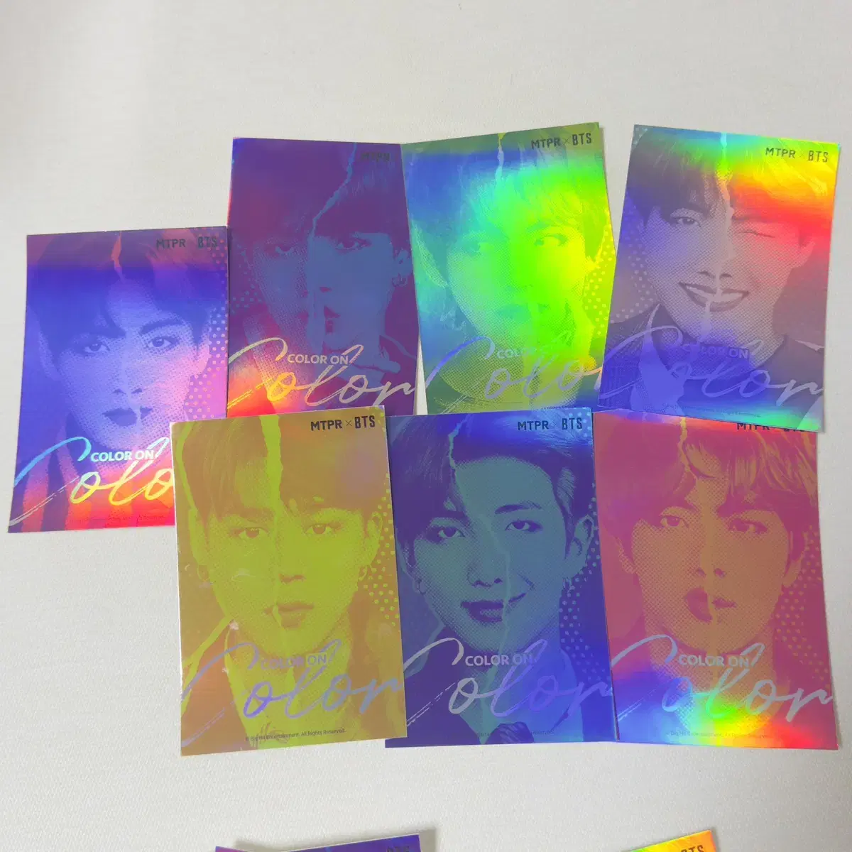 BTS bts MTPR hologram Postcard