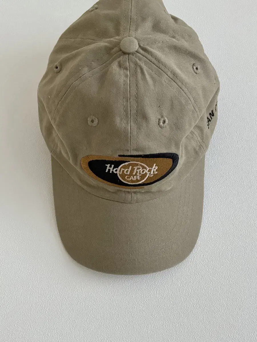 Hard Rock Cafe Vintage Style Beige Ball Cap