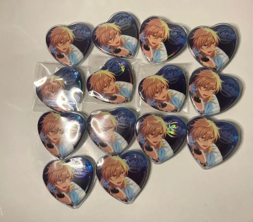 Angsta Hakaze Kaoru Heart Can Badge Ittabag