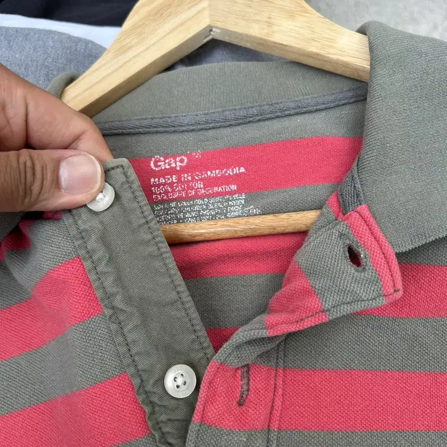 00s  GAP 빈티지    폴로  코튼  PK 셔츠    95size