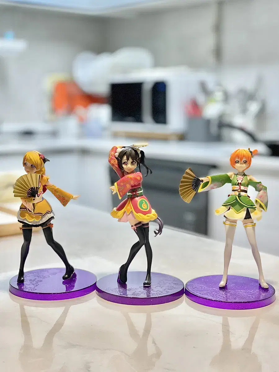 Love Live Fan Dance Figures