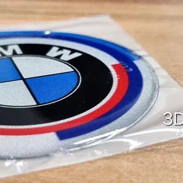 BMW 스티커 엠블럼 마크 3D 로고 (50주년)