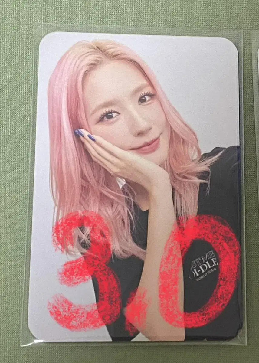 Miyeon Neverland japan fc Photocard Overseas Pink