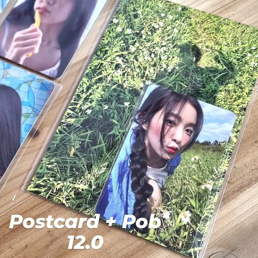 레드벨벳 아이린 전시회 케이팝머치 특전 엽서 kpopmerch irene