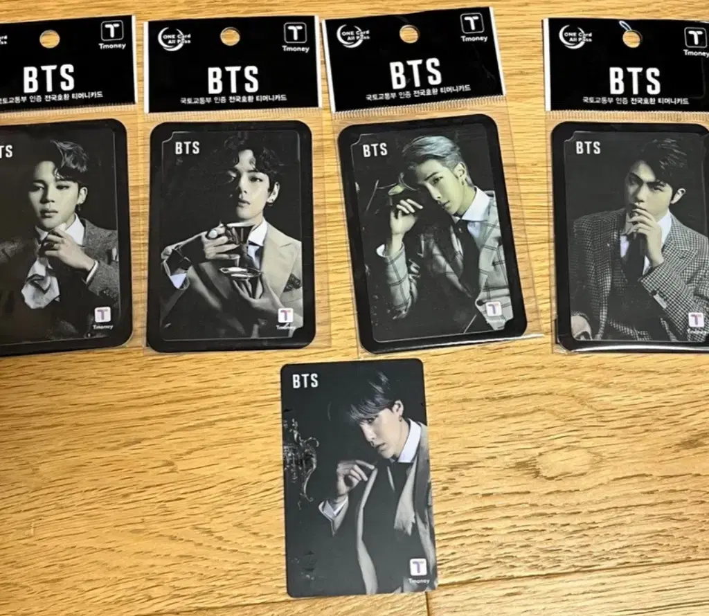 BTS All Members T-Money Transportation Kard (Give away a lot!!!