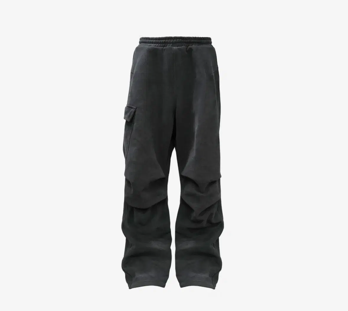 2) Paa Archive Oversized Cargo Sweatpants in Black