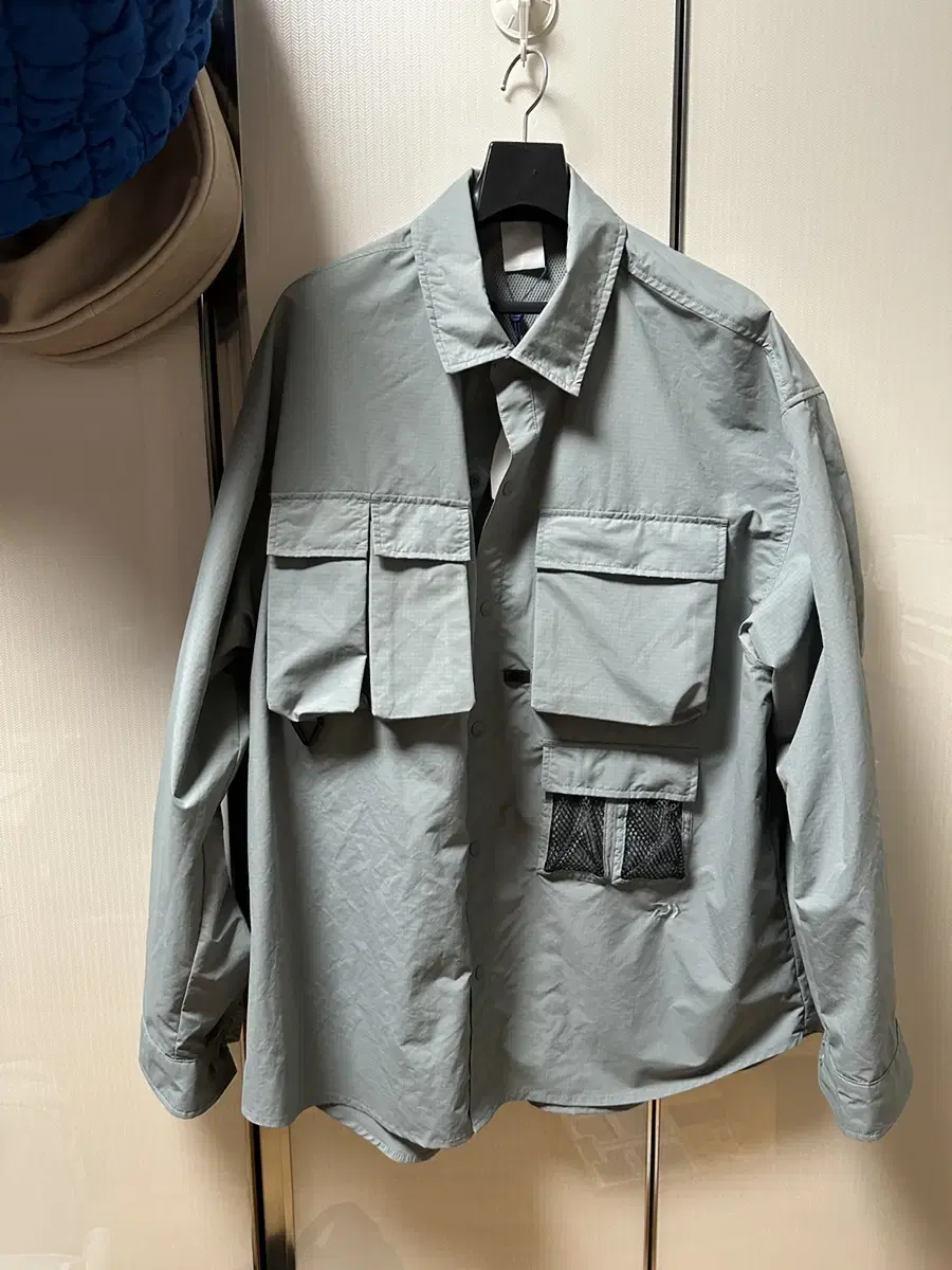 [New] Daiwa SpecLife Outdoor Woven Shirt Ash Green 105