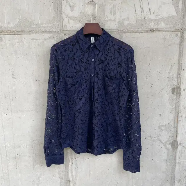 Vtg See-through flower shirt