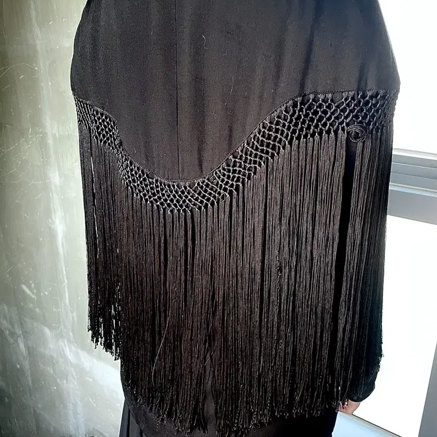 Vtg Shaka fringe jacket