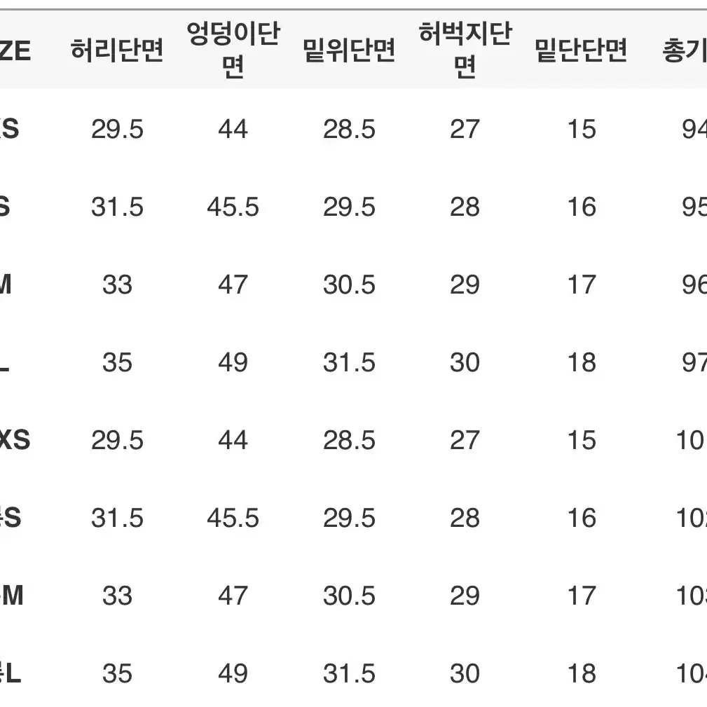 슬로우앤드 랜드 톤다운 중청 데님팬츠 롱s 새상품