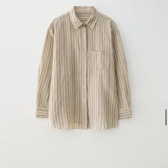 (모이아) st cutting shirt (beige)