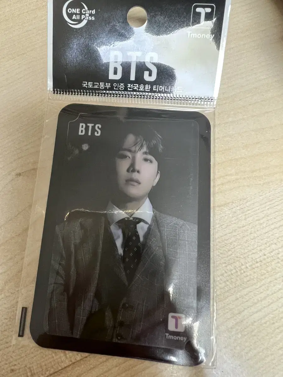 BTS j-hope T-Money Transportation Card