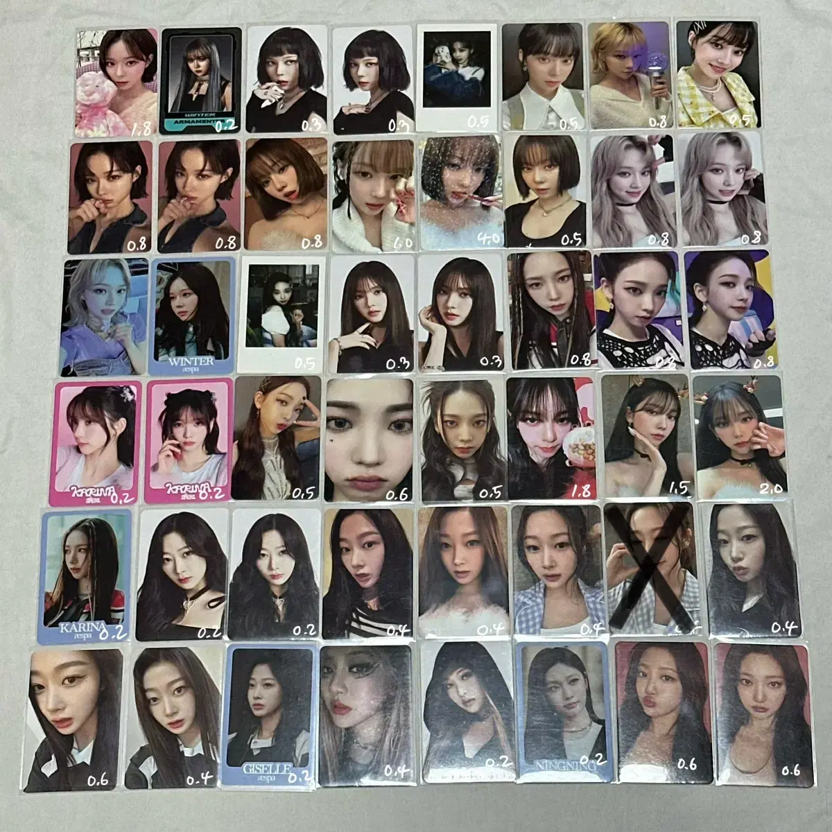 AESPA AESPA PC photocard Photo kards doll Merchandise wts Sells