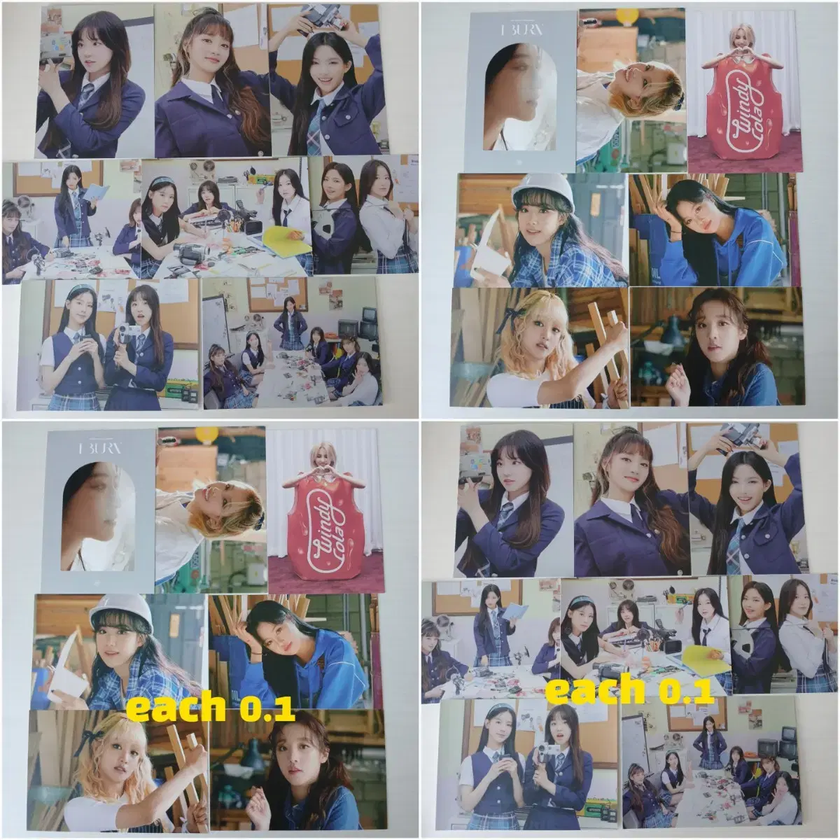 Idle gidle postcard Printed photo pout 2021 seasons greetings Neverland GBC Unit