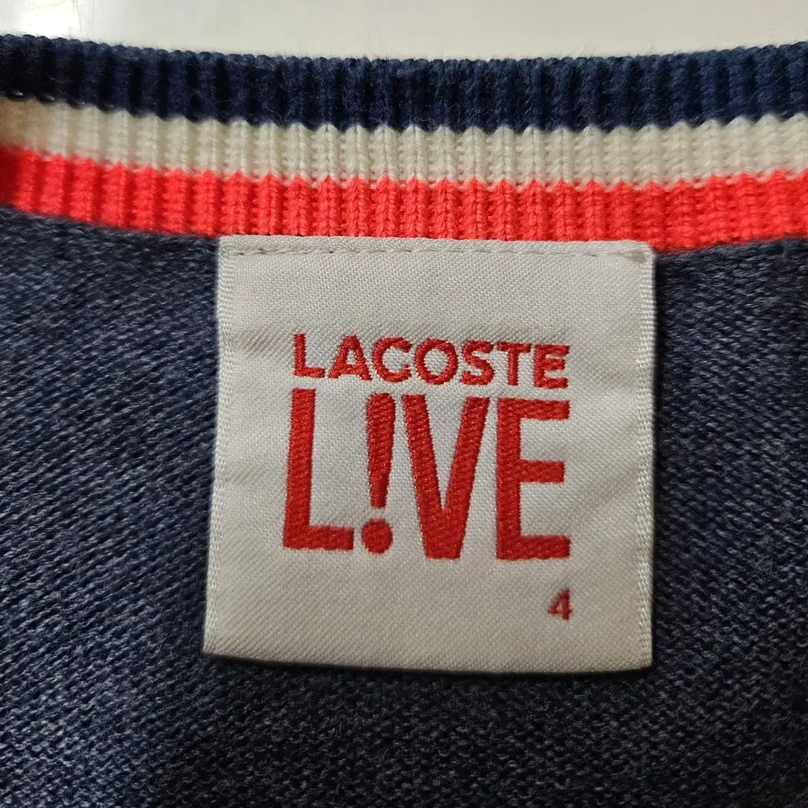 100)LACOSTE LIVE 라코스테라이브 가디건