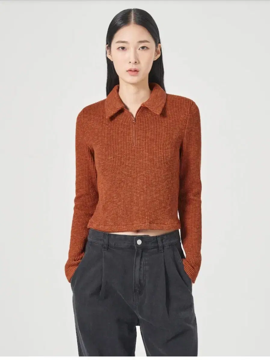 Eight Seconds Brick Ribbed Crop Shirt