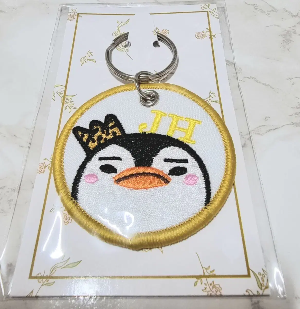 (Unsealed)2PMJunho Peng Peng Embroidered Keychain