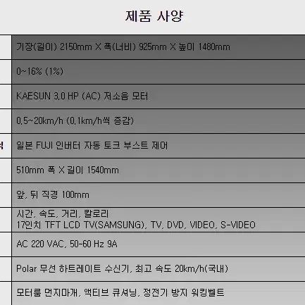 KS-T90iL 개선스포츠 클럽용 런닝머신