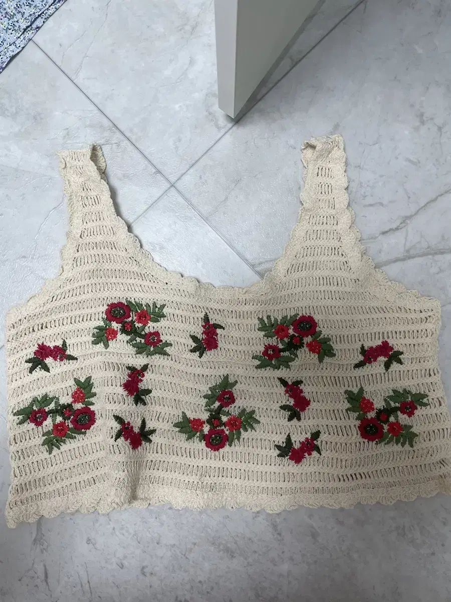 Embroidered Nashi Bustier