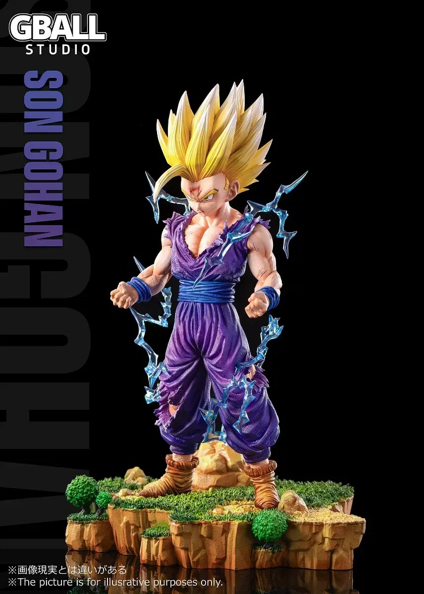 [Pre-Order] GBALL Dragon Ball 001 Super Saiyan 2 Son Gohan Resin Statue