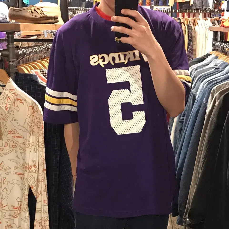 NFL Vikings Old School Rugby Jersey