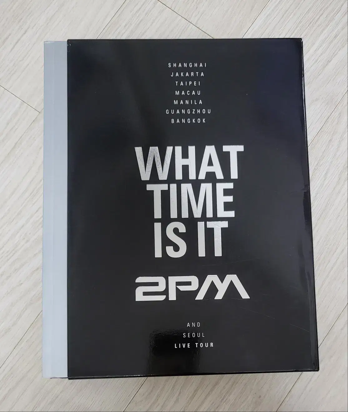 2pm 준호 what time is it  왓타임 포토북 dvd