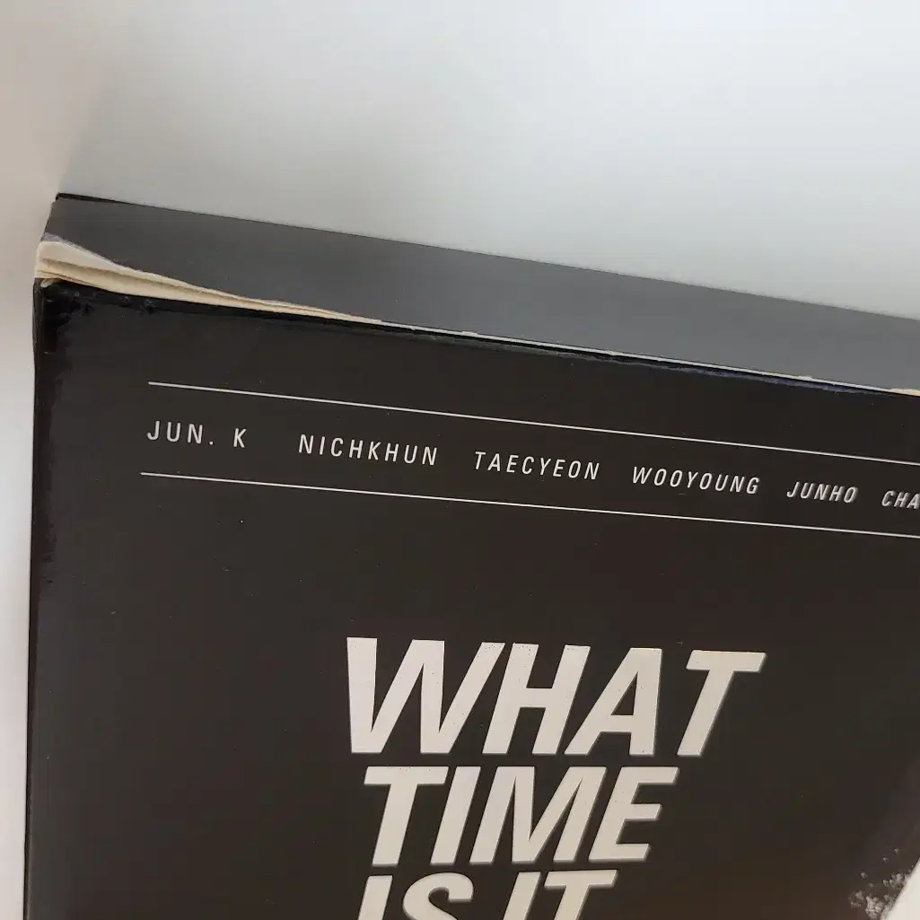 2pm 준호 what time is it  왓타임 포토북 dvd