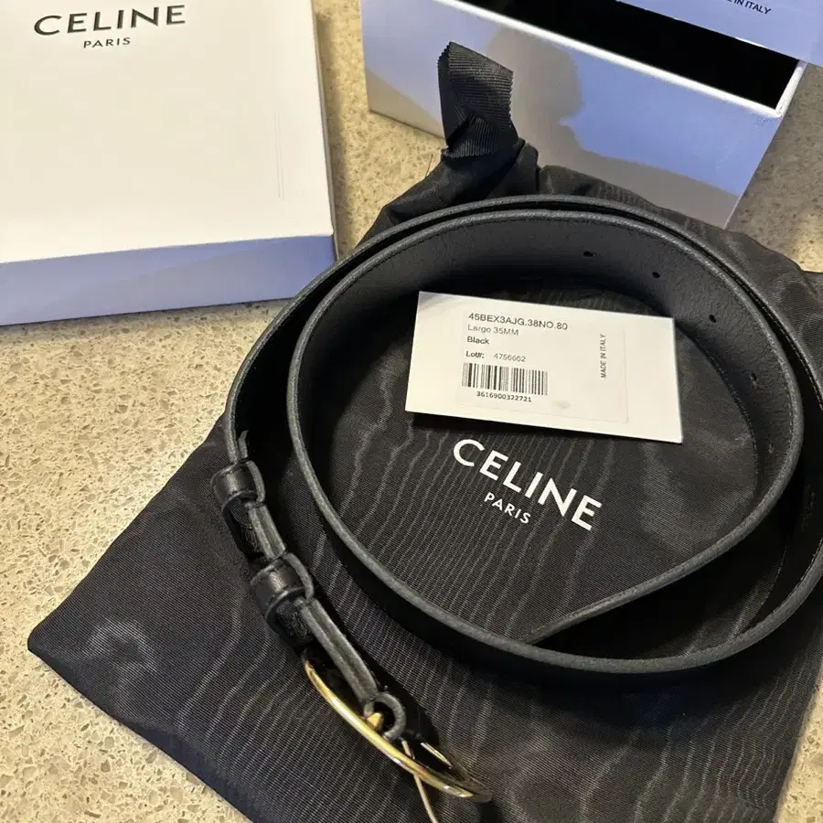 셀린느 CELINE 라지 35MM O벨트(새상품)