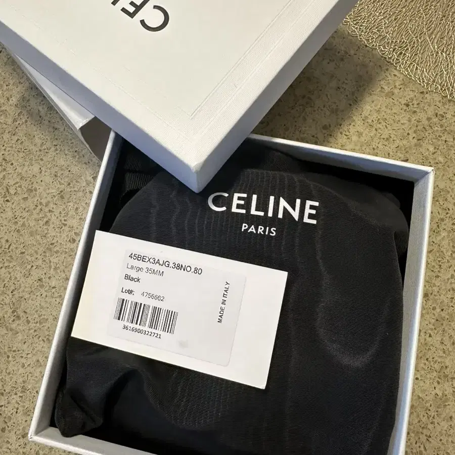 셀린느 CELINE 라지 35MM O벨트(새상품)