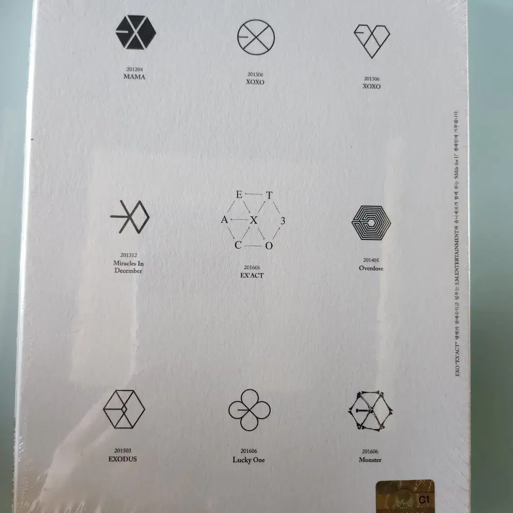 엑소(EXO) 3집_EXACT 앨범 미개봉