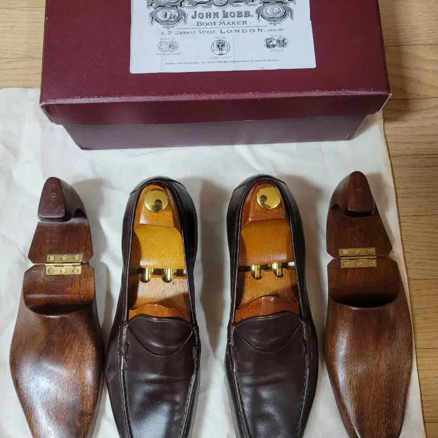 john lobb ltd 오리지널 왕실인증 존롭 로퍼 구두 280