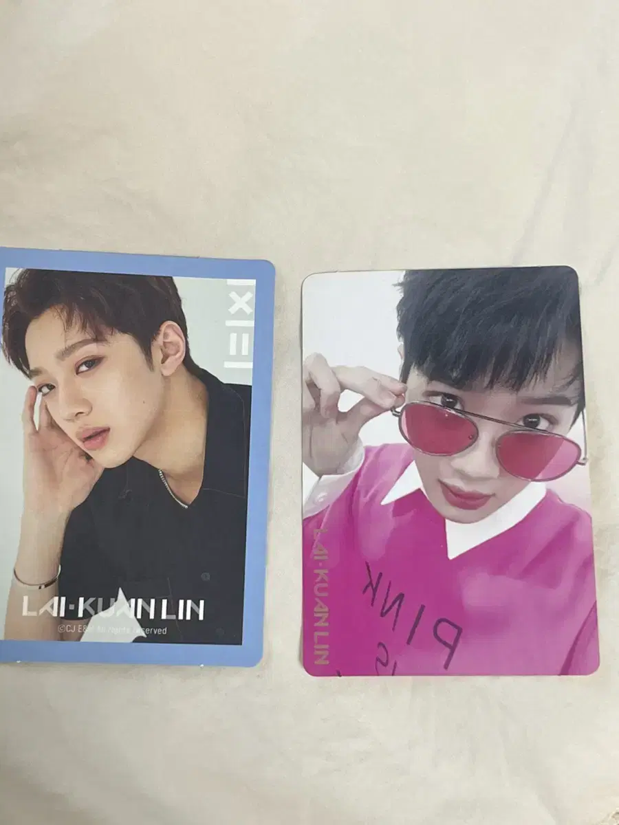 Wanna One lai kuanlin Official Photocard