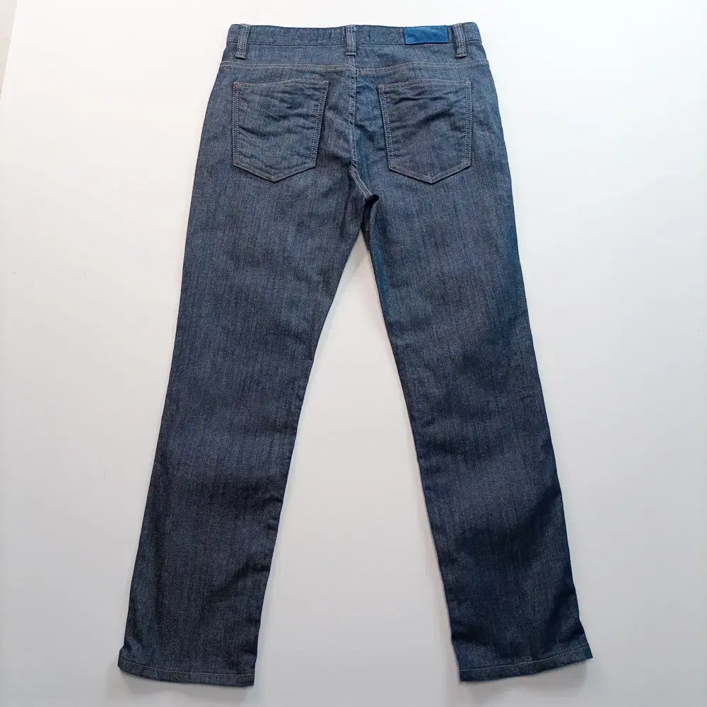 Flat-leg jeans size 31 slim casual vintage men's denim pants A0527