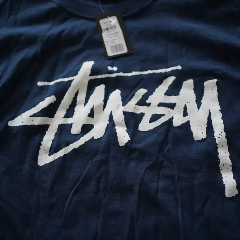 Stussy stock LS T-Shirt 스투시 스톡 LS 네이비 S