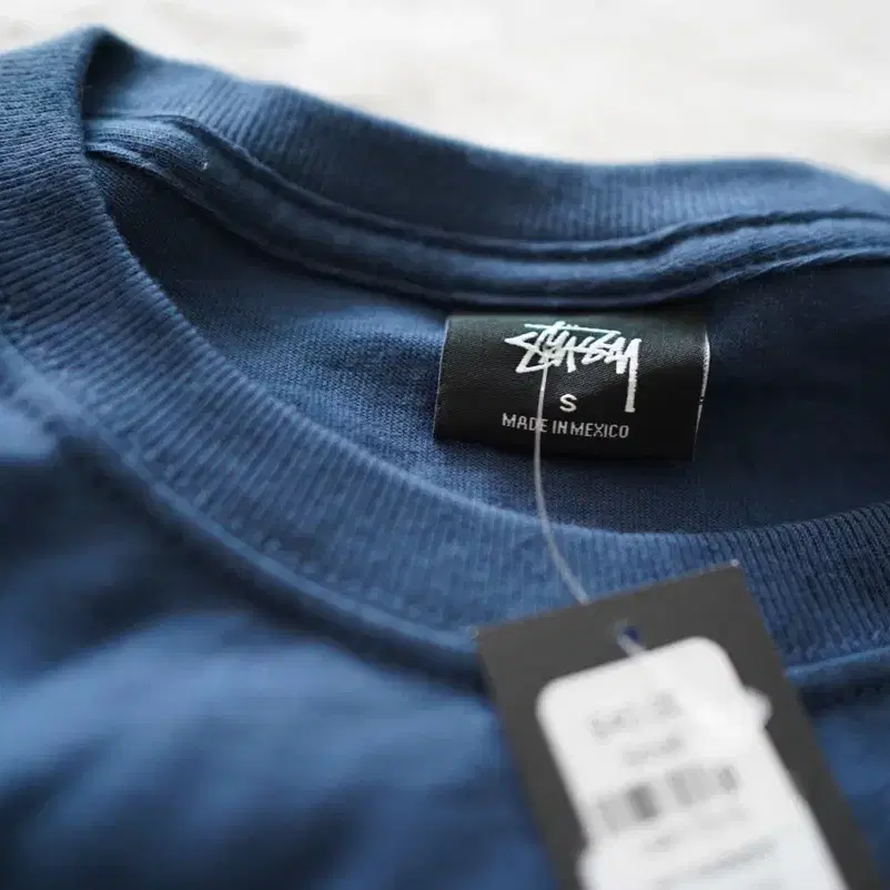 Stussy stock LS T-Shirt 스투시 스톡 LS 네이비 S