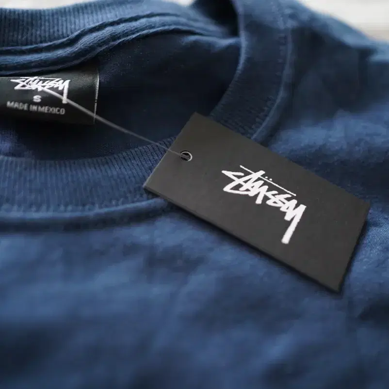 Stussy stock LS T-Shirt 스투시 스톡 LS 네이비 S