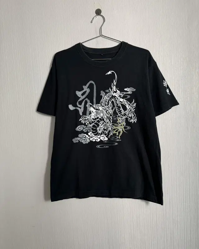 Oriental printing t shirt