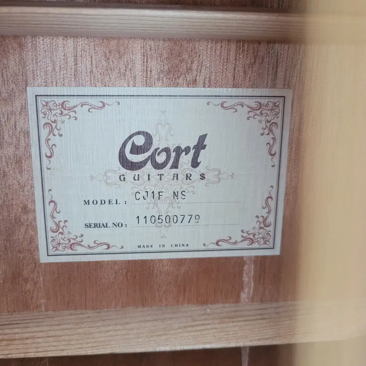 손 안아픈 콜트 cort CJ1F ns 통기타 - 즉시사용가능